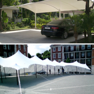 Tensile Car Parking Canopy