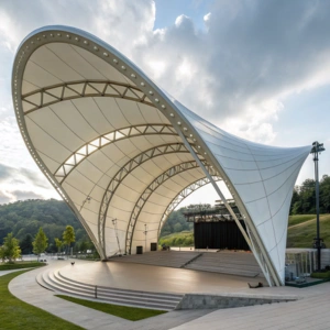 Amphitheater & event pavilions