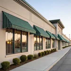 Ideal for permanent installations, our fixed window awnings provide continuous shade and architectural appeal—low-maintenance and robust.